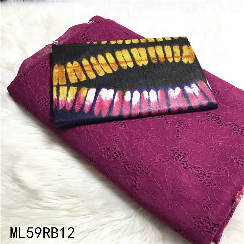 2020 красивая африканская кружевная ткань getzner розово-красная базиновая вышивка +