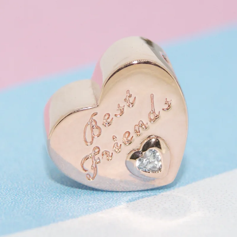 Женский браслет Двойная бусина на подвеске серебро 925 пробы