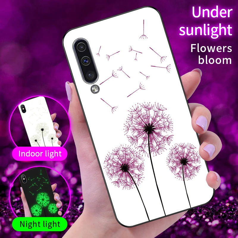 Новые светящиеся чехол для телефона samsung Galaxy S10 S9 S8 Plus Note 8 9 10 A10 A20 A30 A50 A70 M10
