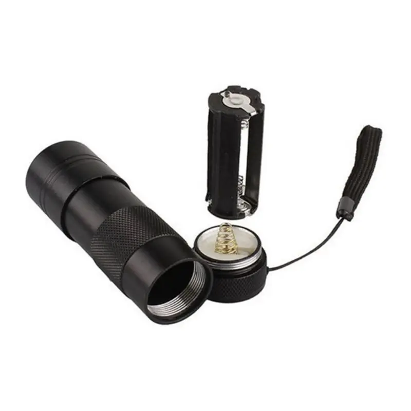 УФ фонарик светильник 12 Светодиодный Портативный ультрафиолетовая лампа фонарь