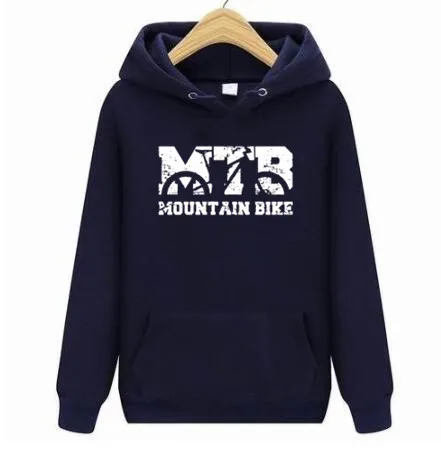

2021 Hoodies Casual Pullovers Gift Plus Size hoodies S-4XL Mountain Biking Vintage MTB Design Sweatshirts Men Hoodies