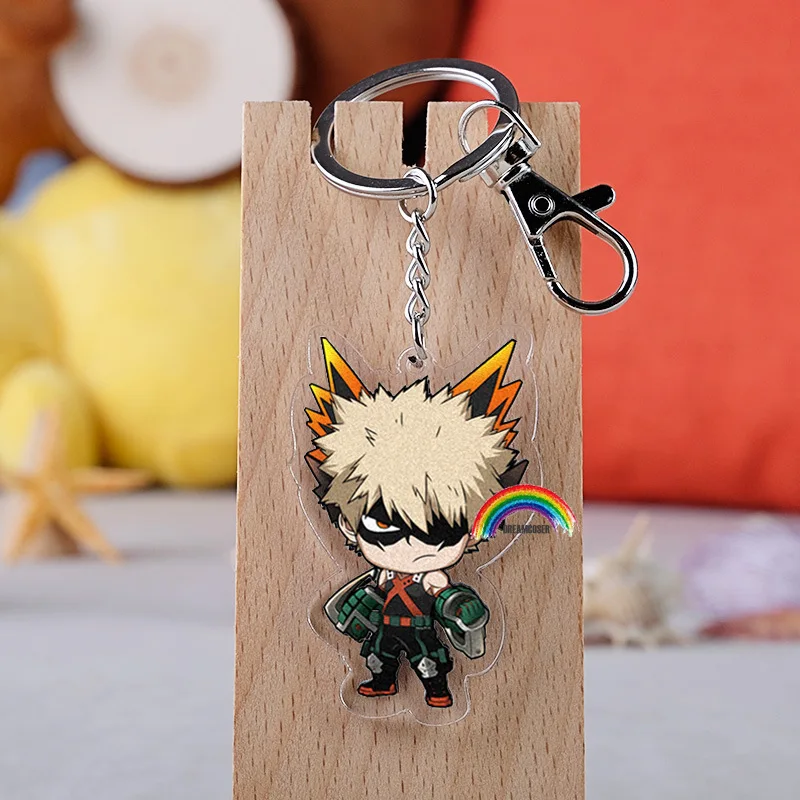 Аниме Мой герой Академия Косплей Prop Аксессуары All Might Midoriya Izuku Todoroki Shoto Bakugou Брелок