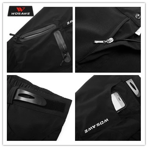 Велосипедные шорты WOSAWE летние дышащие свободные для горных велосипедов