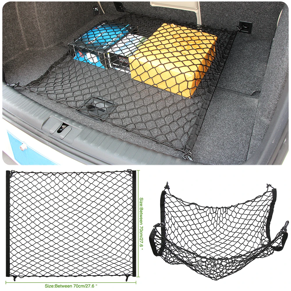 Car Rear Cargo Trunk Storage Organizer Net For Ford Focus Fusion Escort Kuga Ecosport Fiesta Falcon Mondeo Taurus EVEREST | Автомобили и