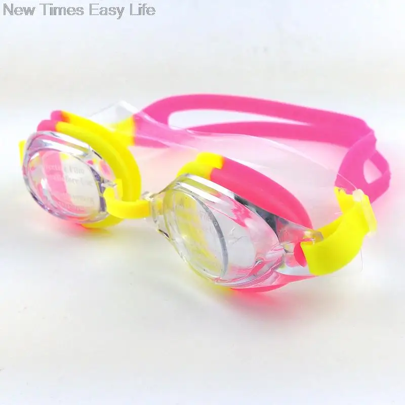 

Colorful Adjustable Children Kids Waterproof Silicone Anti Fog UV Shield Swimming Glasses Goggles Eyewear Eyeglasses with Box