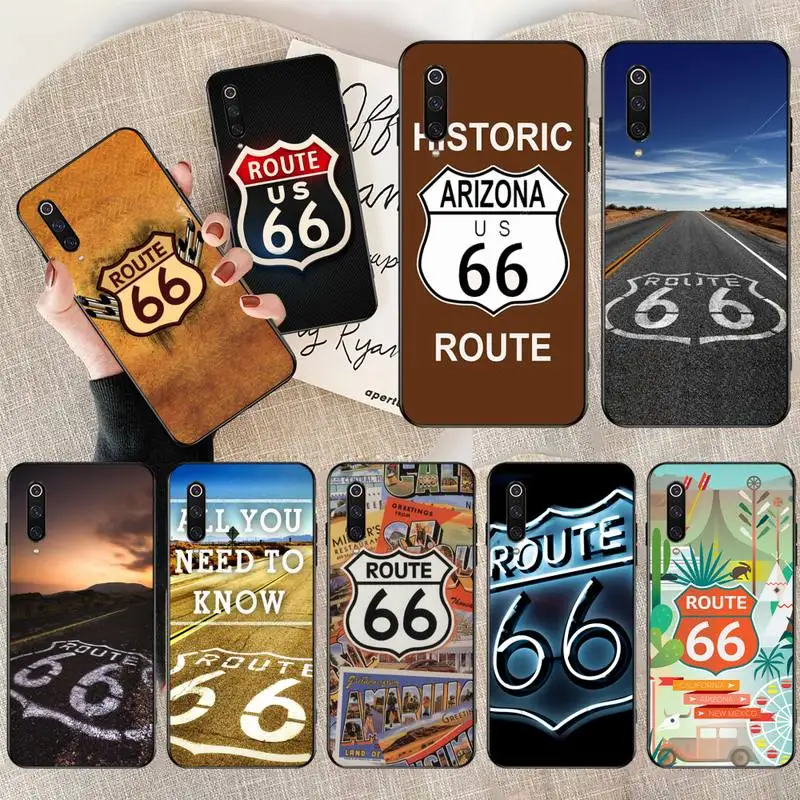 Роскошный Уникальный дизайнерский чехол CUTEWANAN America Route 66 для телефона Xiaomi Mi9 9SE 8SE