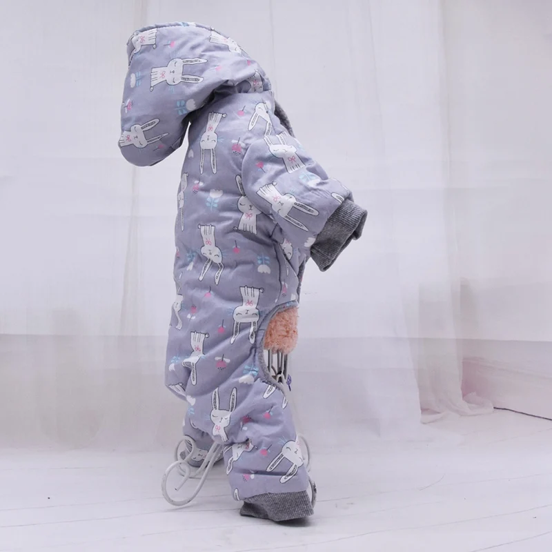 Милое Мягкое хлопковое пальто для маленьких щенков костюм животных комбинезон