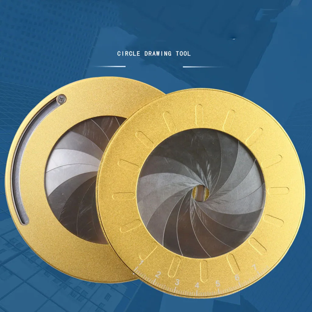 Mrasuring круглый кулон покрытый Инструмент регулируемый измерения