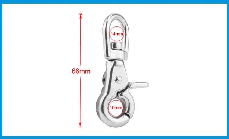 2X BSET MATEL сумка из нержавеющей стали 316 Вертлюг карабины застежки плетеные