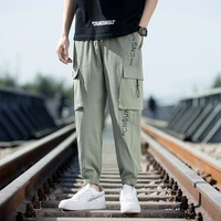 2021 mens cargo pant casual overalls pant alon streetwear mens polyester trousers sports pants k29