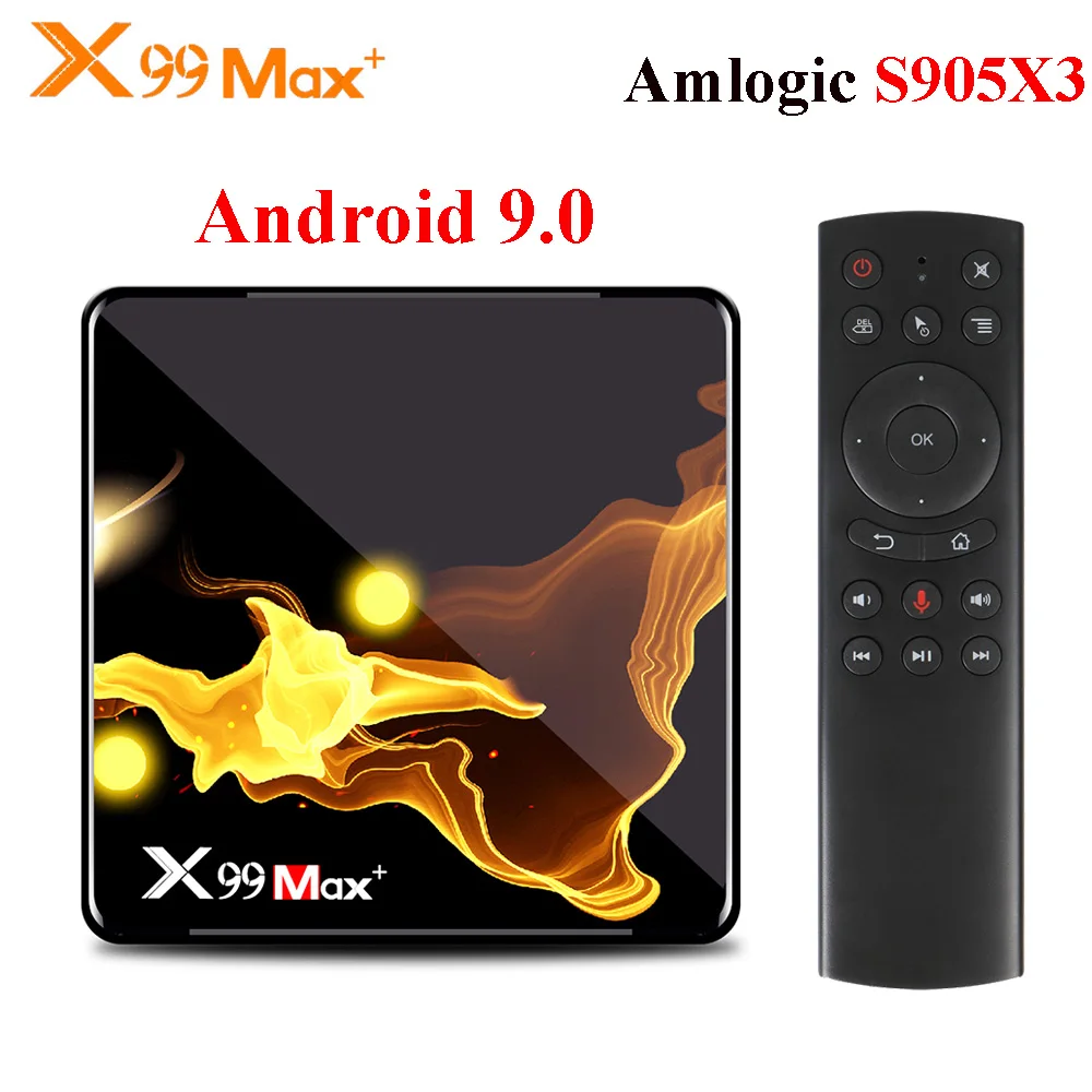 ТВ приставка X99 Max Plus Android 9 0 4 + 32 ГБ Amlogic S905X3|ТВ-приставки и медиаплееры| |