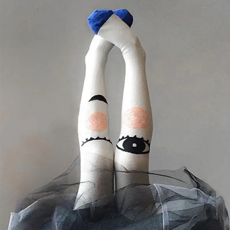 Детские Колготки с рисунком для маленьких девочек колготки малышей