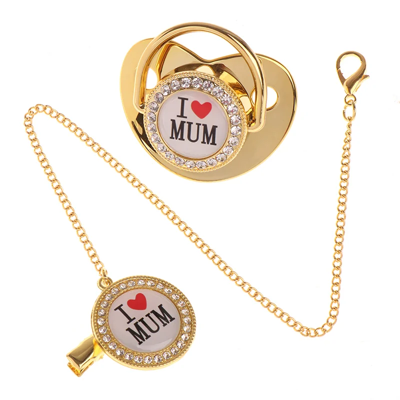 

Pacifier With Chain Clips Newborn Infant Food Grade and Nontoxic Nipples For Baby Newborn Baby With Pacifier And Chain Clip