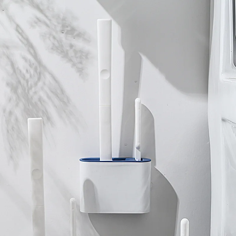 Новинка 2021 мягкая резиновая щетка для унитаза Xiaomi Youpin плоская из термопластичной