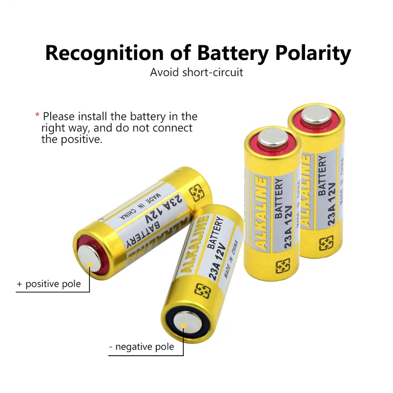 18 шт. 23A 12 в 50 мАч Первичная сухая щелочная батарея 23AE 21/23 A23 V23GA MS21 MN21 L1028 для