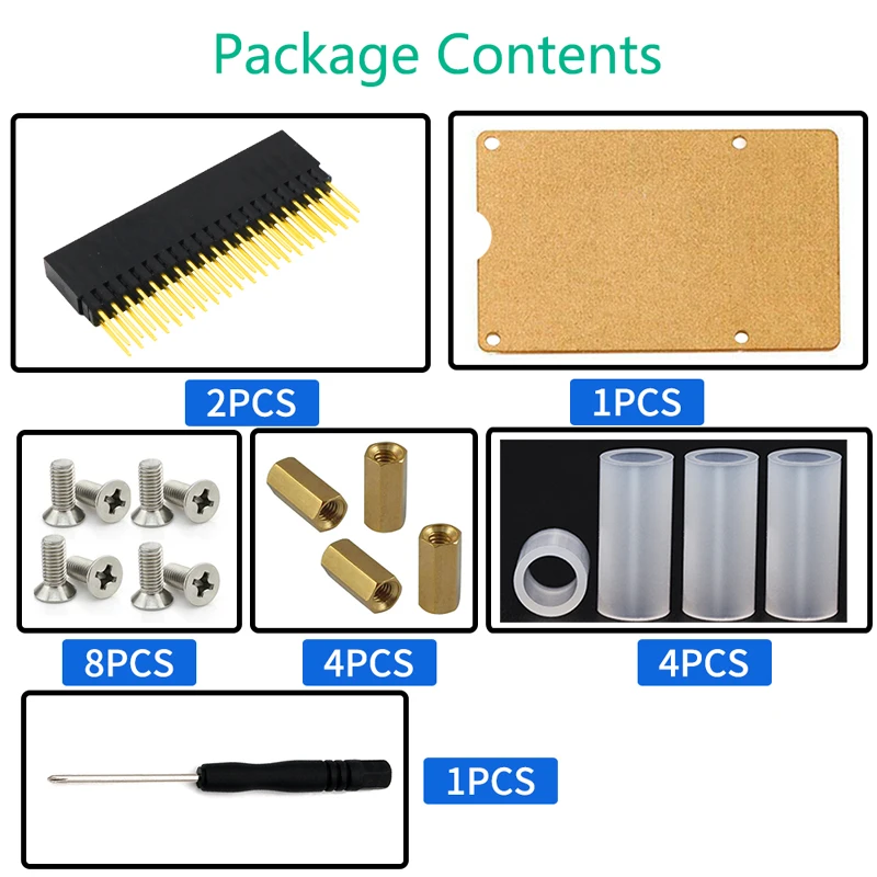40Pin разъем GPIO 2x20-pin(40Pin) очень высокие женские укладки заголовок для Raspberry Pi A + B