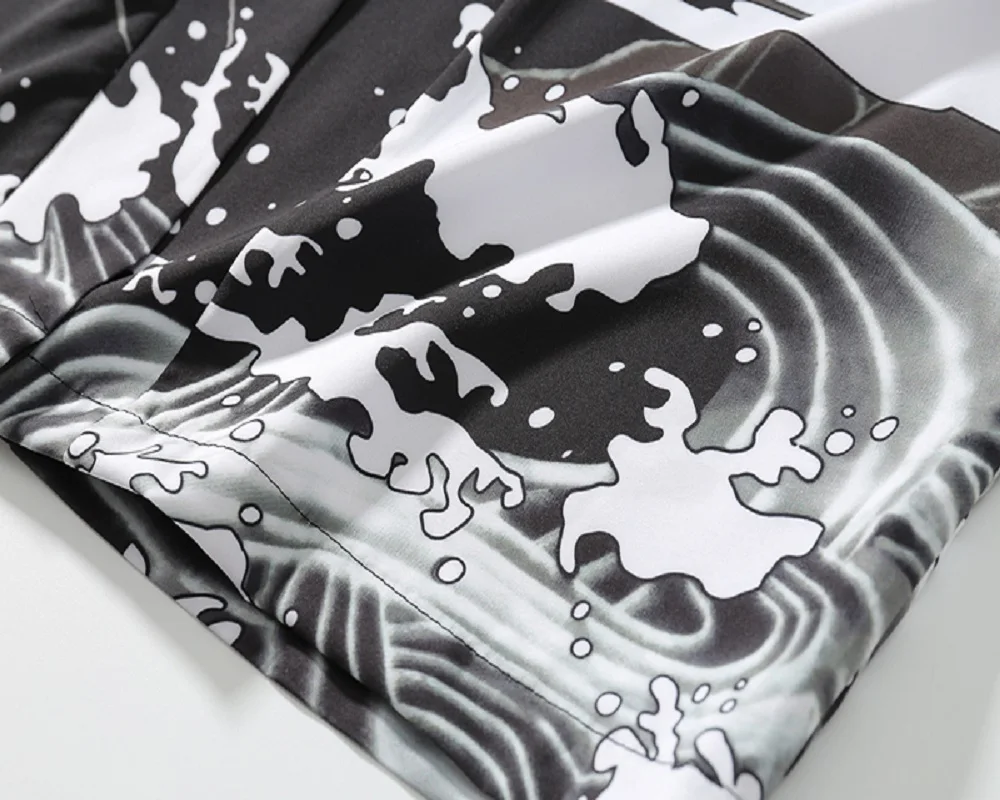 

LOVZON Men Streetwear Dragon Printed Japanese Style Cardigan Kimono Jackets Autumn Fashion Hip Hop Male Casual Outerwear