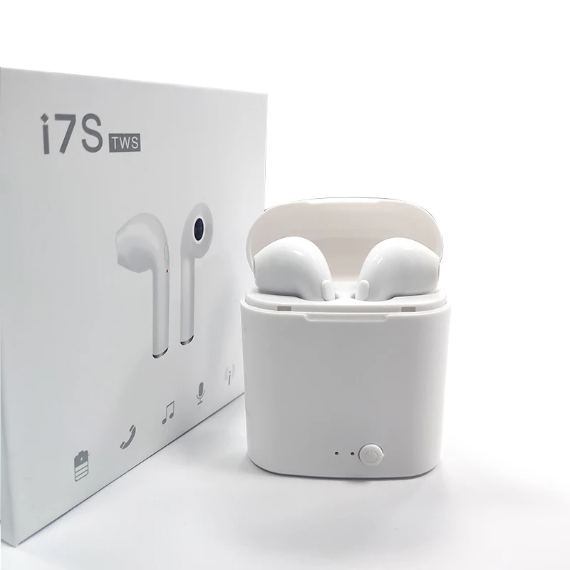 Mangoman i7s Tws Wireless Headphones Bluetooth Earphones Air Earbuds Handsfree in ear Headset wireless bluetooth headphones i7s - Цвет: I7SWT