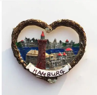 Немецкие магниты на холодильник Берлин Франкфурт Гамбург Фрайбург мунчен