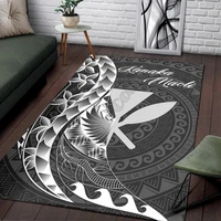 hawaii area rug polynesian printed anti slip large rug carpet home decoration living flannel print bedroom non slip floor rug