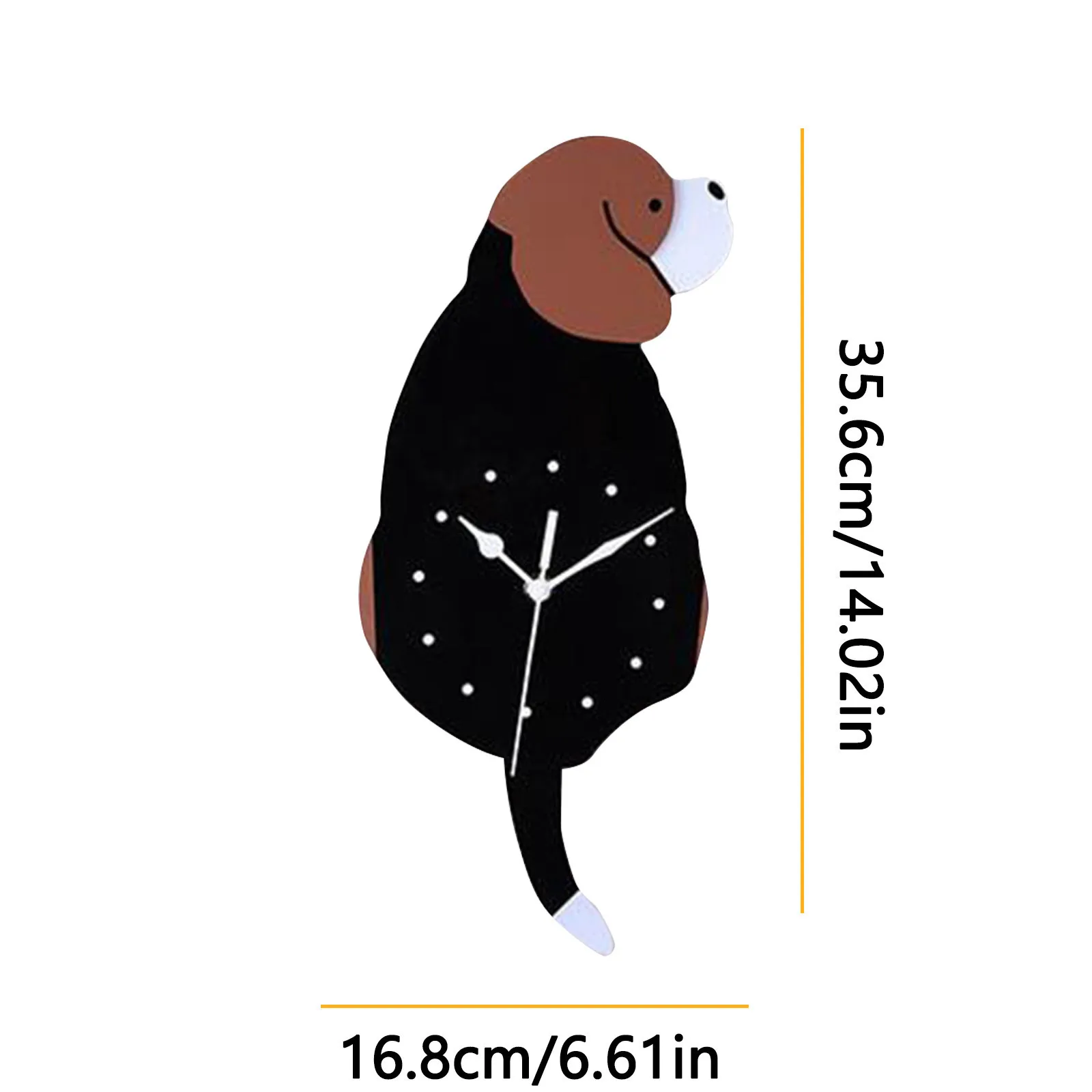 Детские акриловые настенные часы Relogio креативные сделай сам с изображением щенка