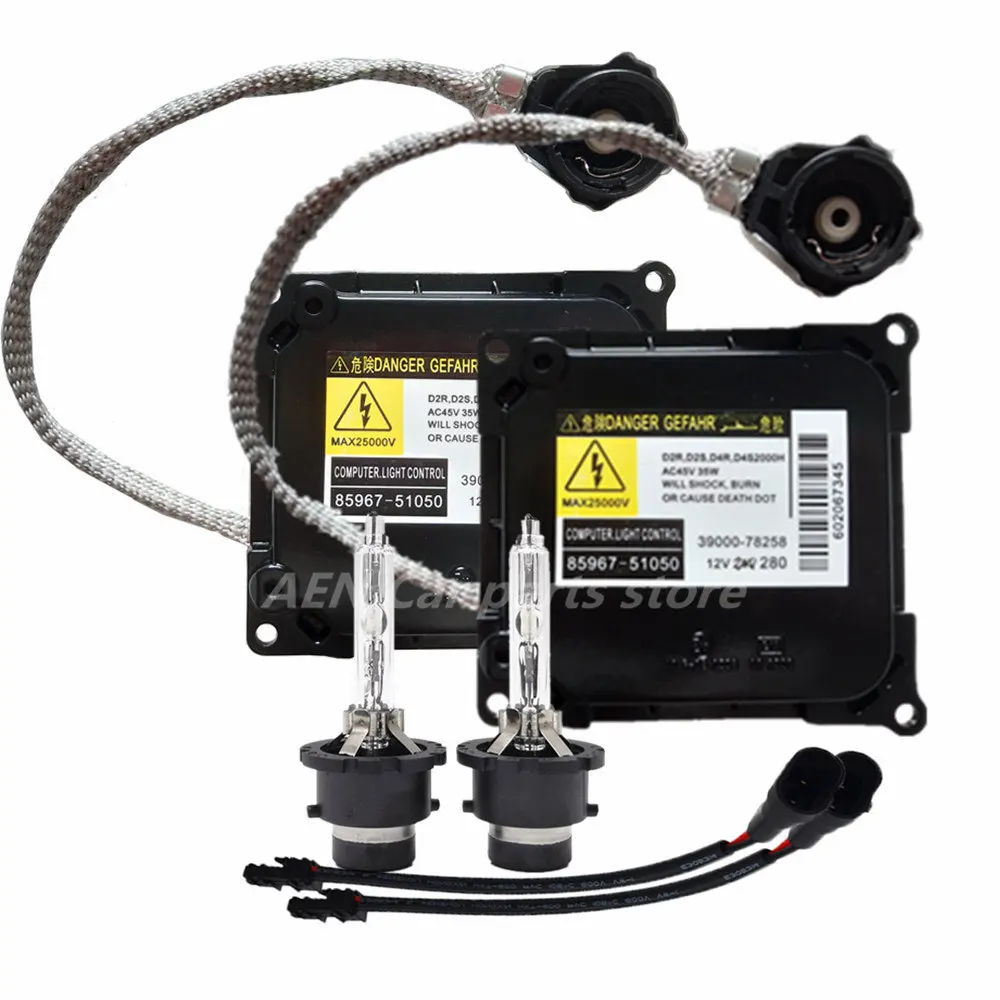 2 SET 35 Вт ксенон D4S ксеноновая лампа 4300 К 6000 К D4S балласты hid комплект фар для Toyota Venza Lexus DDLT003 85967-51050 - Испускаемый цвет: 2 SET