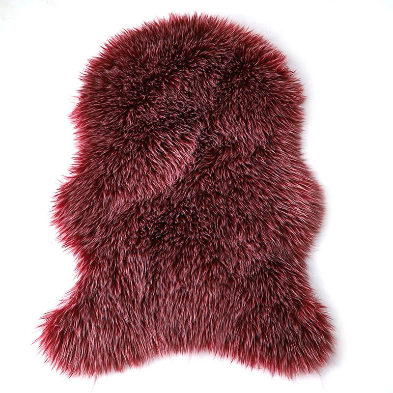 Мягкий ковер из искусственной овчины для стула искусственная шерсть теплые