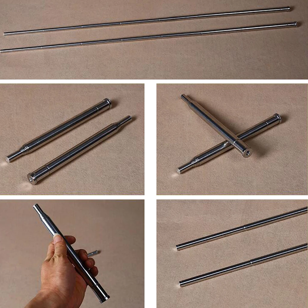 

2pcs Stainless Steel Telescopic Stick Replacement For Belly Dance Isis Wings