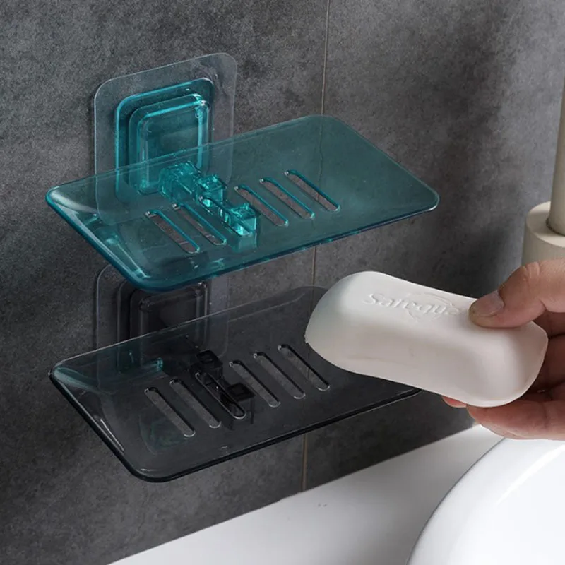 Держатель для мыла органайзер хранения в ванной дренаж душа лоток не