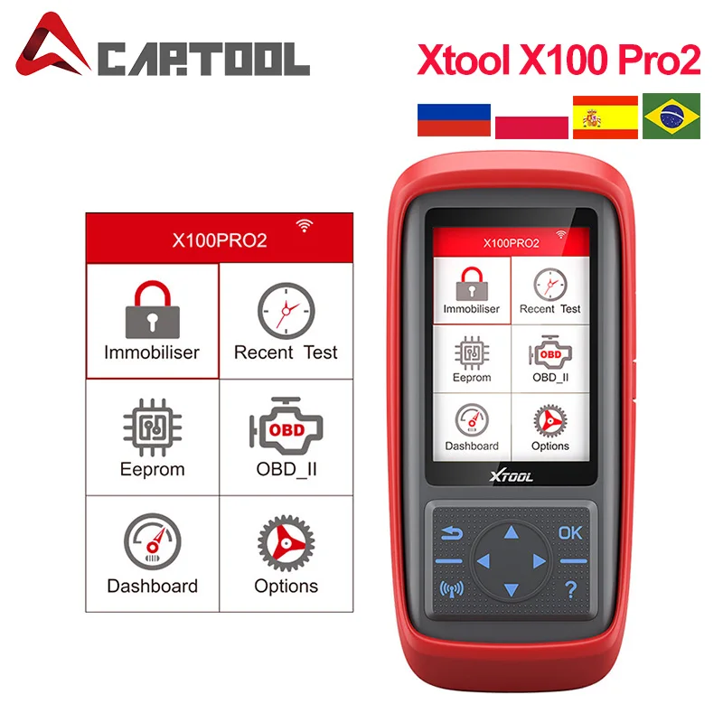 Автомобильный диагностический сканер X100 Pro2 устройство для считывания кодов |