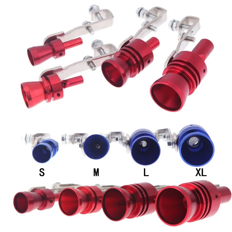 Универсальный Турбо Свисток Авто Турбина Сопло Глушитель Выхлопная труба