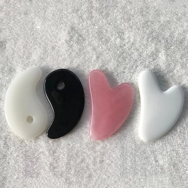 Каменная доска для лица Gua Sha скребковая пластина массаж тела новый инструмент