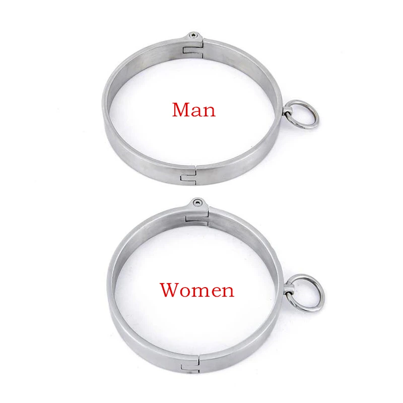 Нержавеющая сталь Цепочки и ожерелья воротник фетиш бдсм ограничения