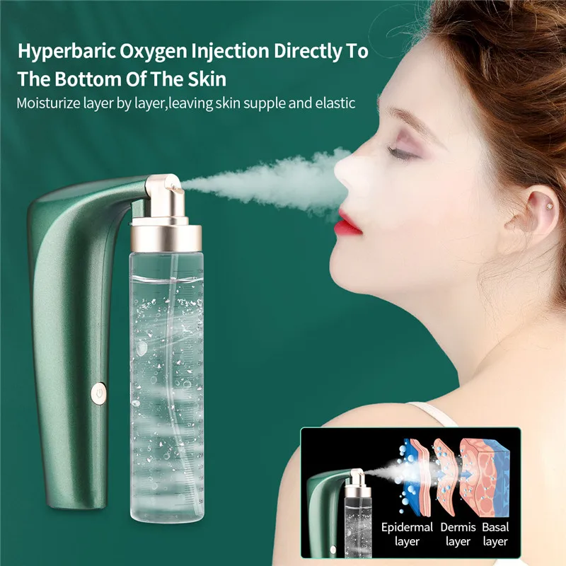 

Usb Rechargeable Facial Nano Oxygen Mist Sprayer Steamer Deep Hydrating Skin Care Oxygen Injector Facial Hydration Beauty Device