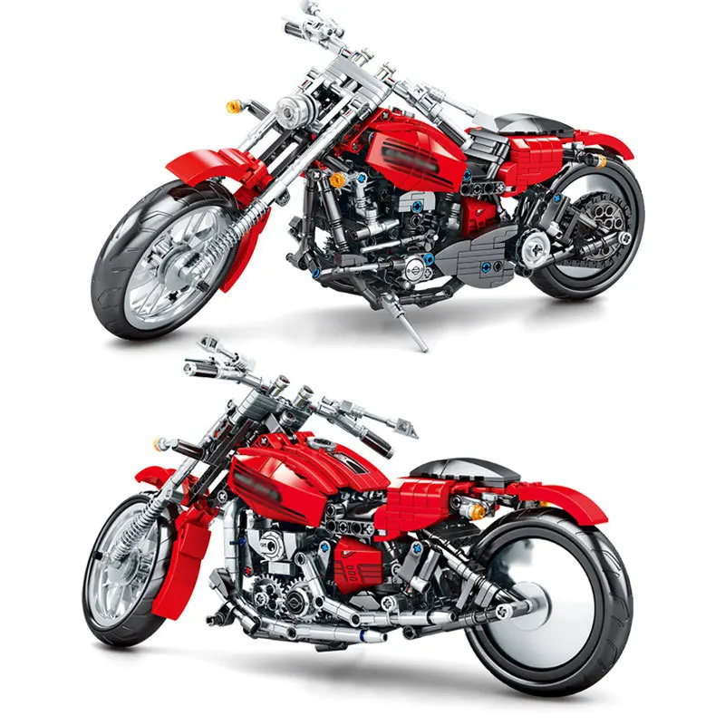 

Blocks Motorcycle Moto City Vehicles Car Racing Speed Motorbike Moc Model Building Blocks Models Bricks Kids Toys