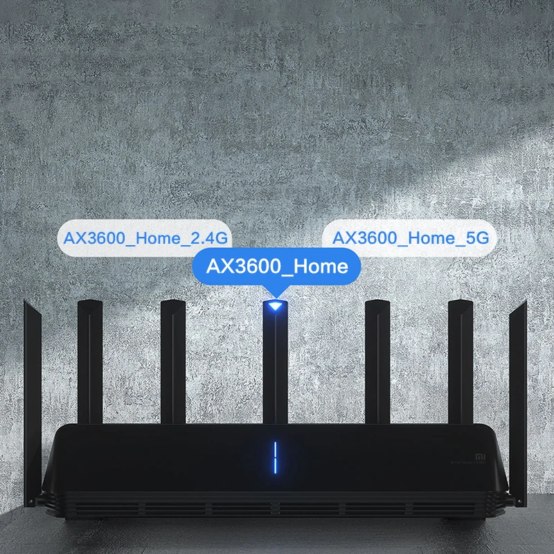 Роутер Xiaomi Mi AX3600 глобальная версия с поддержкой нескольких сетей Wi-Fi