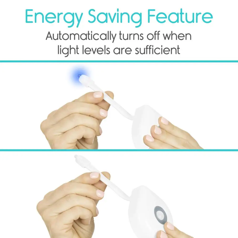 Светодиодный ночсветильник для унитаза с датчиком движения 8 цветов Сменные