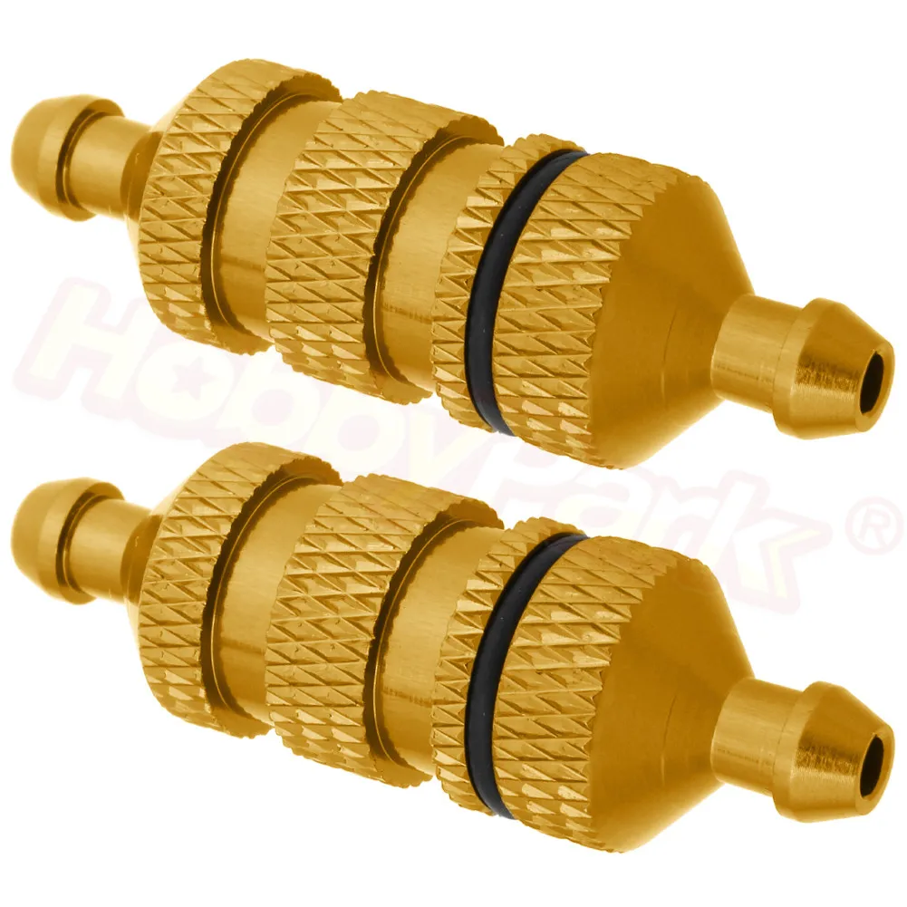 2 Pieces HSP 02156 Aluminum Fuel Filter Upgrade Parts For 1/10th Nitro 4WD R/C Car | Игрушки и хобби