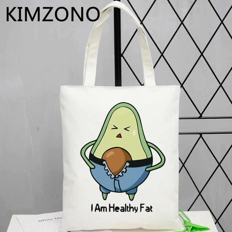 

Сумка для покупок с авокадо, Джутовая сумка, хлопковая эко-сумка для переработки, многоразовая сумка