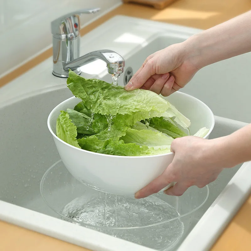 Бытовая двухслойная стиральная закрытый сеткой Слив Корзина Толстая