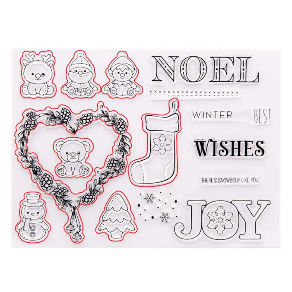 

Christmas Tree Cartoon Santa Claus Metal Cutting Dies and Stamps for DIY Scrapbooking Paper Cards Crafts Embossing Die Cuts