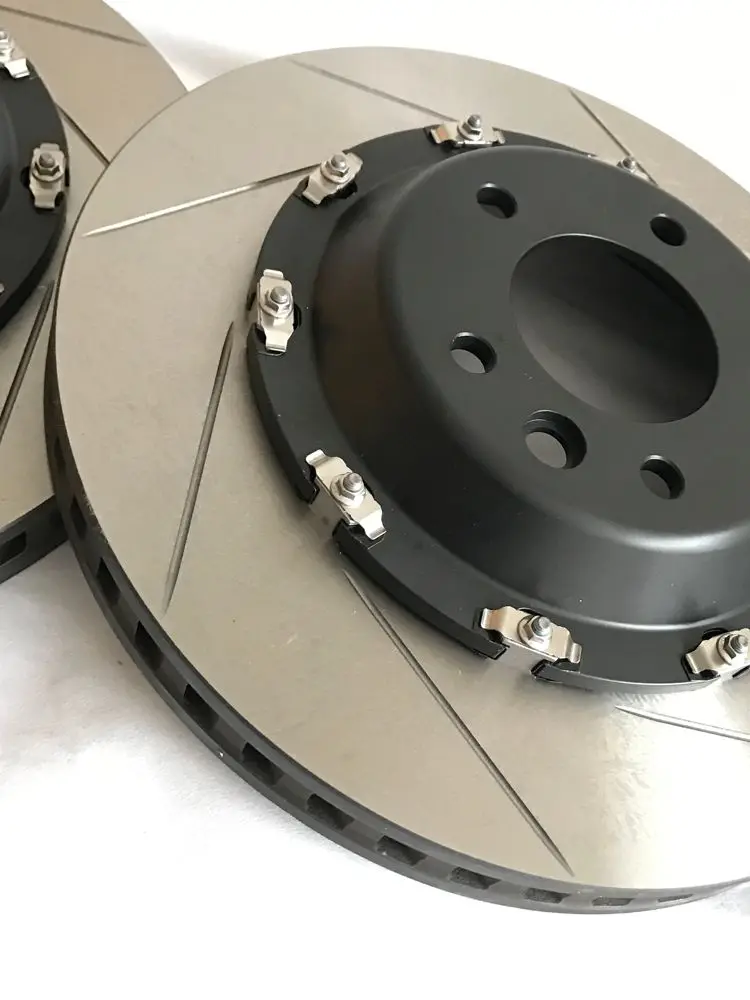 Тормозные роторы Jekit 362*32 мм с центральными колпачками и адаптером для JK9040 красный