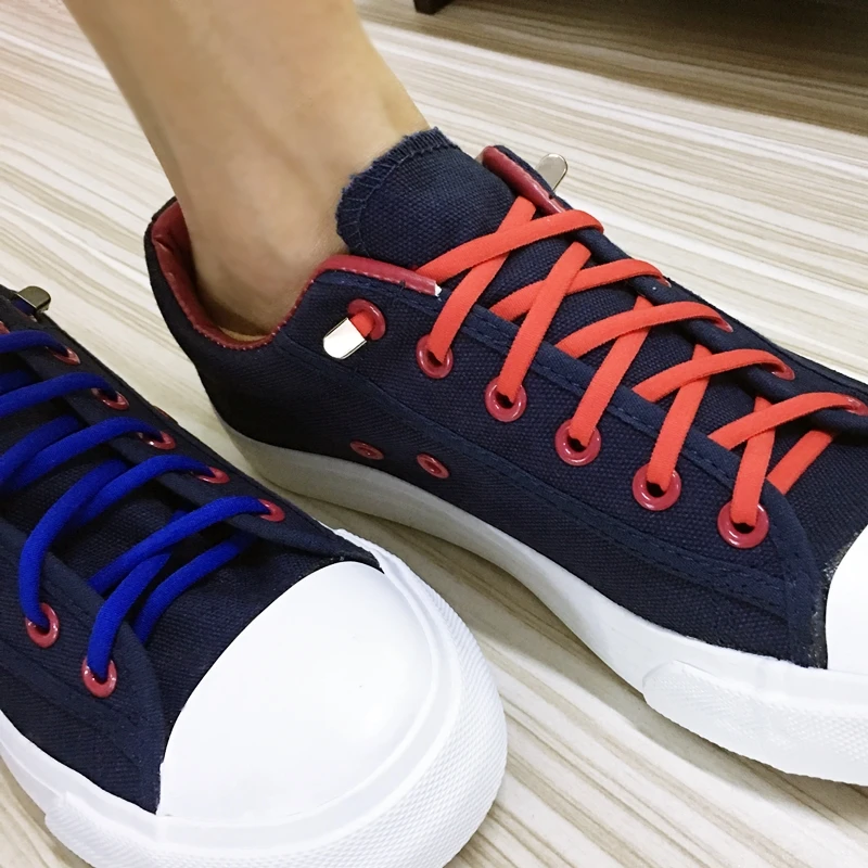 

Elastic Semicircle Shoelaces No Tie Shoe laces Leisure Sneakers Quick Safety Flat Shoe lace Kids And Adult Unisex Lazy laces