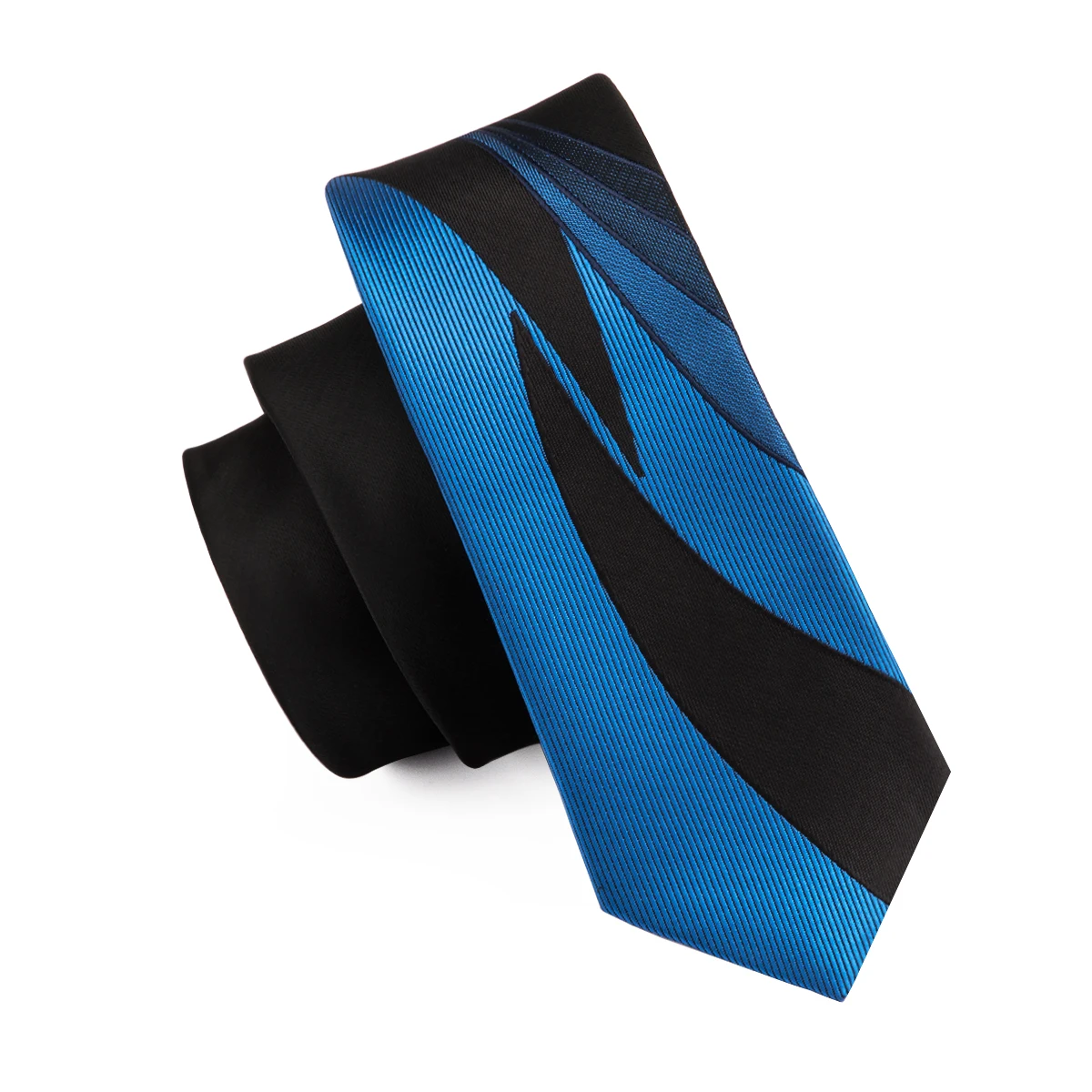 Hi-Tie коричневый тонкий галстук шириной 6 см для мужчин 100% шелк искусственный