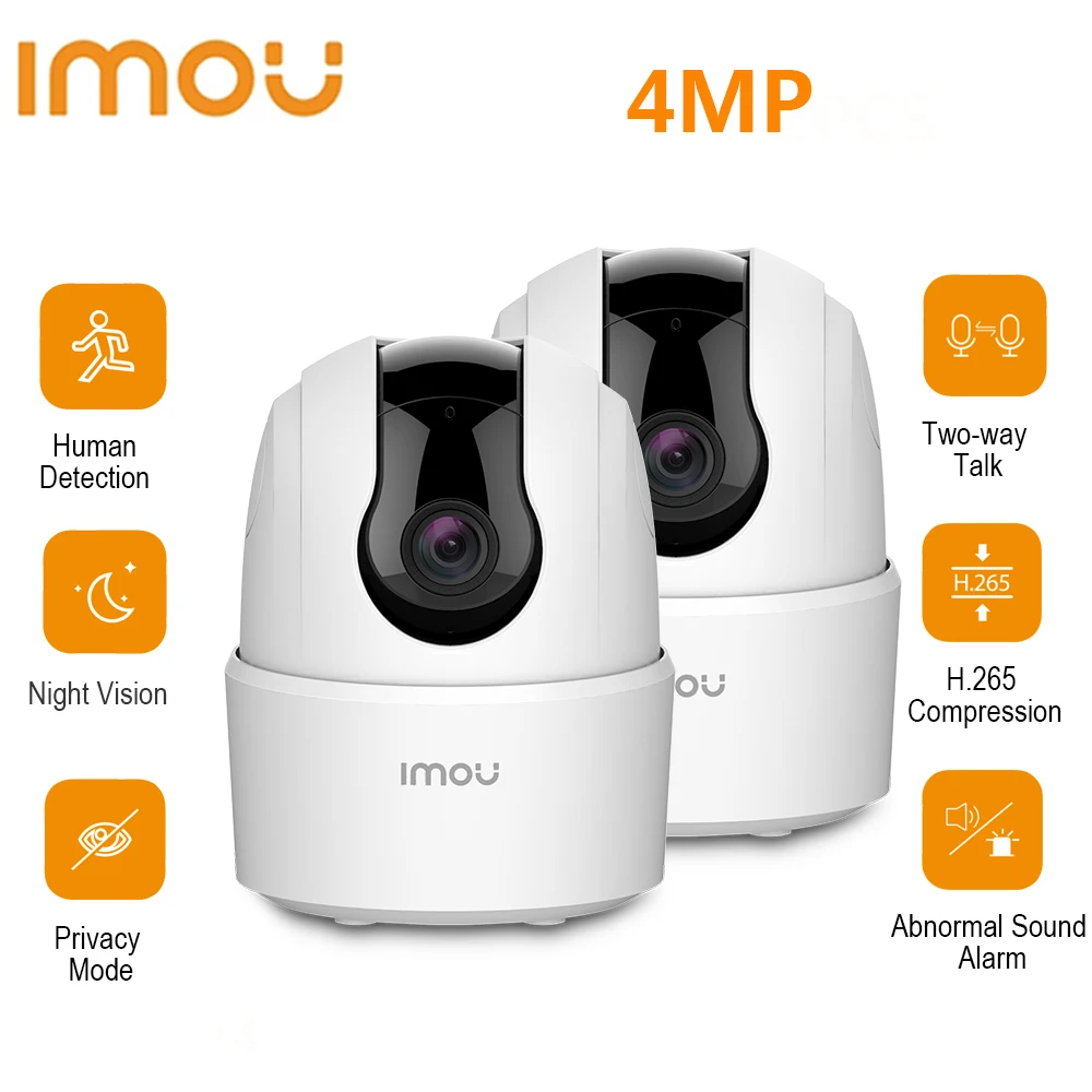 

Беспроводная ip-камера Imou Ranger 2C, 4 МП, Wi-Fi, 360 дюйма