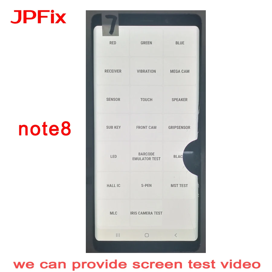 Сенсорный ЖК дисплей JPFix Super AMOLED для Samsung Galaxy Note 8 N950FD экран практики поломки стекла