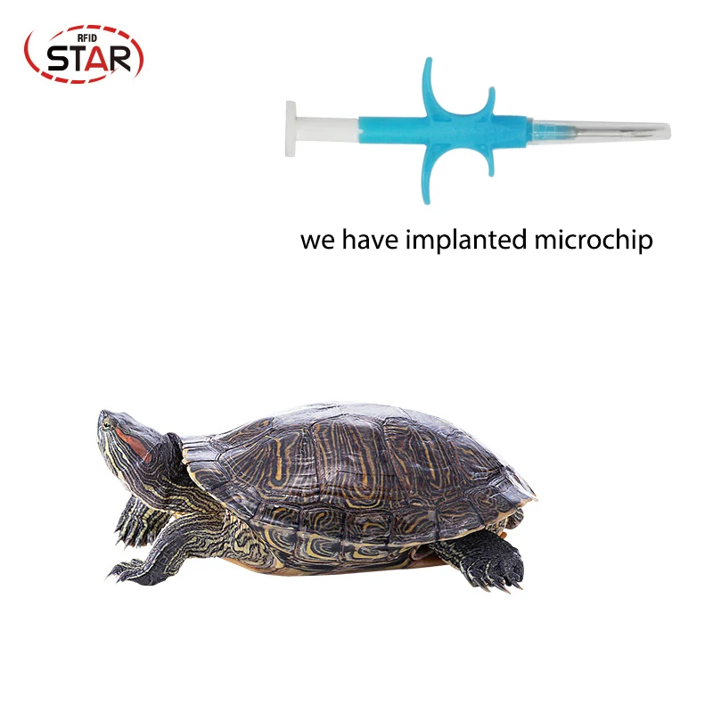 Fdx-b  smallest RFID Syringe Pet ID transponder Animal Chip 134.2KHz Injectable animal Microchip Syringe for dog pet