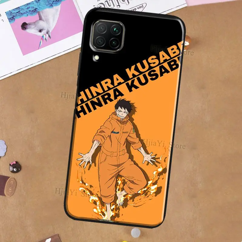 Shinra Fire Force аниме для Huawei P40 Lite P20 P30 Pro Nova 5T P Smart 2019 чехол Honor 50 10 8X 9X 10i | Мобильные