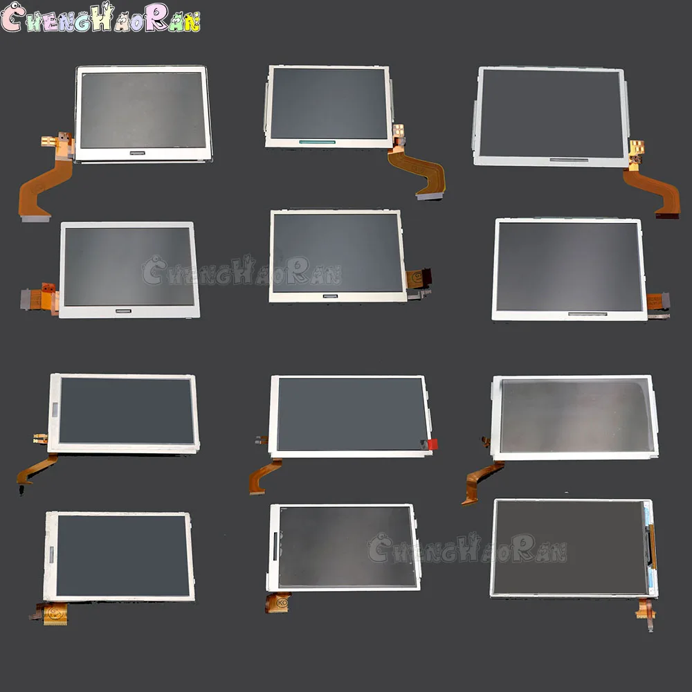 1x Replacement Repair Parts Top Bottom / Upper Lower LCD Screen Display For Nintend DS Lite/NDS/NDSL/NDSi New 3DS LL XL