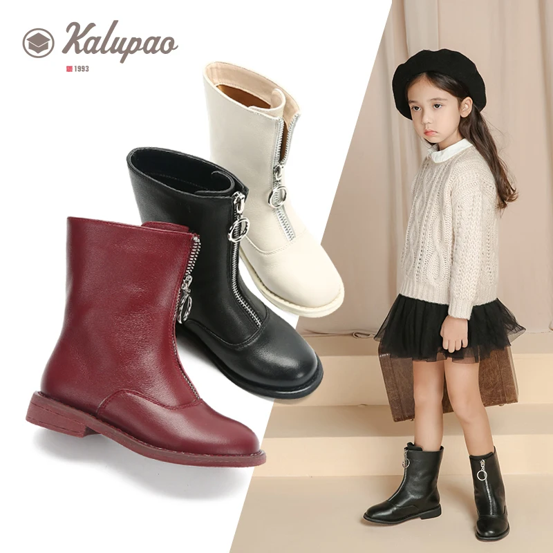 Dr. martens/детская обувь для девочек ботинки в байкерском стиле зимняя кожаные